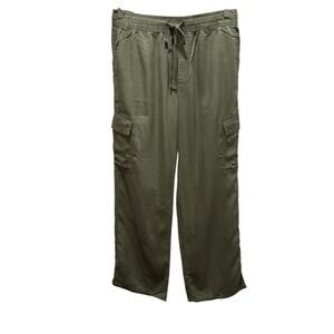 Social Standard by Sanctuary Men's Green Caravan Pull on Cargo Pants Size Medium